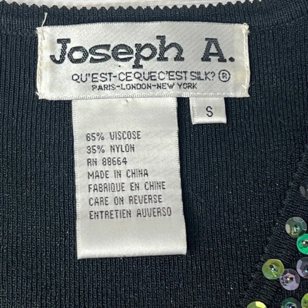 Joseph A Vintage 90s Multicolor Sequin Tank‎ Top Size Small - Picture 12 of 12